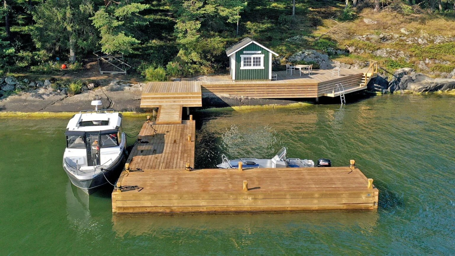 Flytbrygga Stockholms skärgård